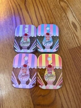 Candy Stripe Phone Grip – Pink, Purple, Yellow, Blue